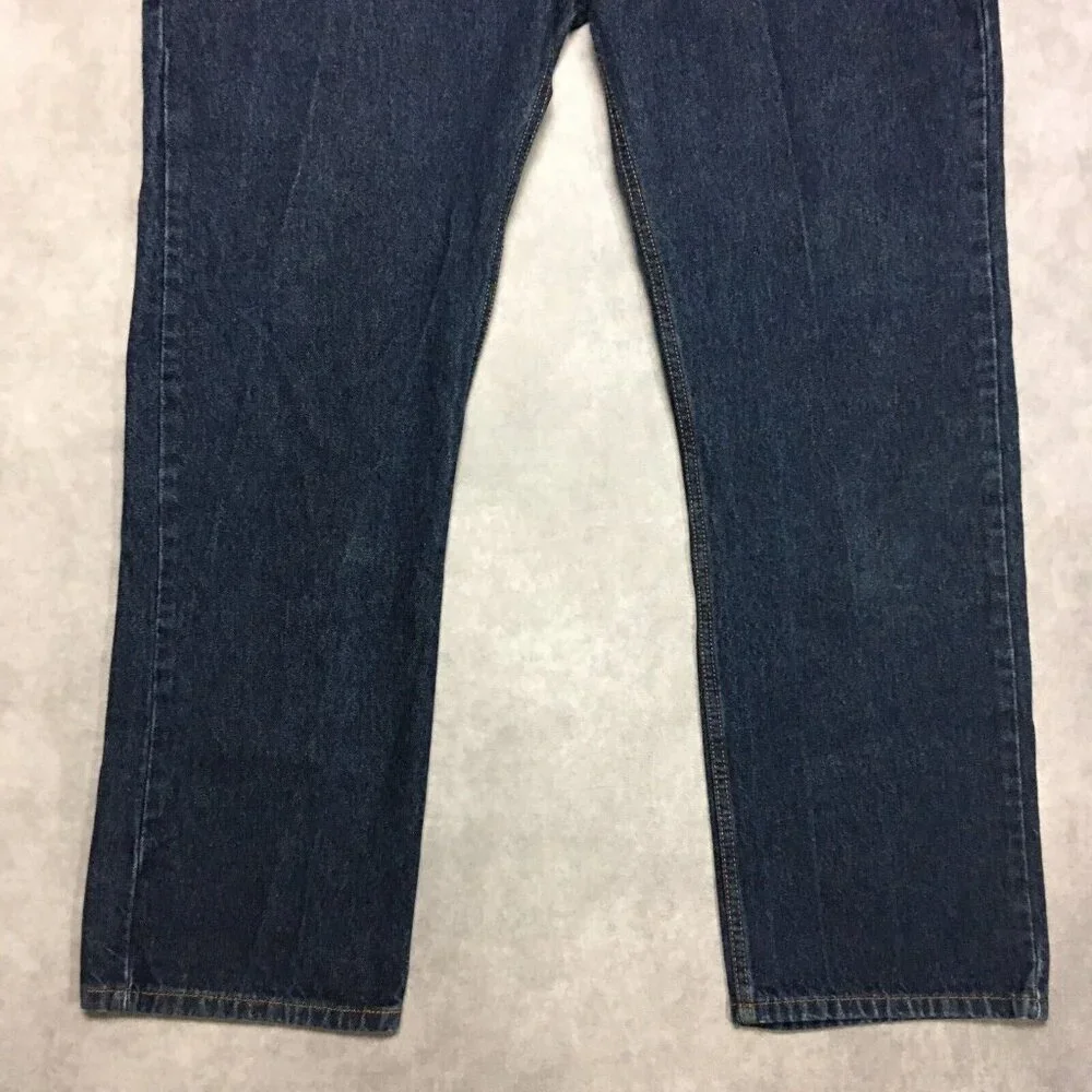 Levis‎ Mens 505 Straight Fit Blue Jeans size 40x32 Cotton Denim Pants